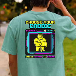 Choose Your Caddie Player 1 Retro Arcade Golf
