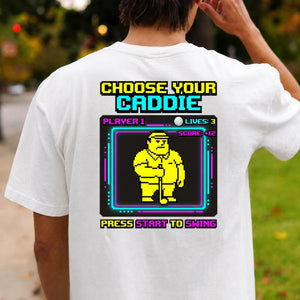 Choose Your Caddie Player 1 Retro Arcade Golf