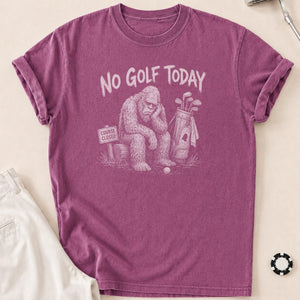 Course Closed, Bigfoot Bummed Golf Tee