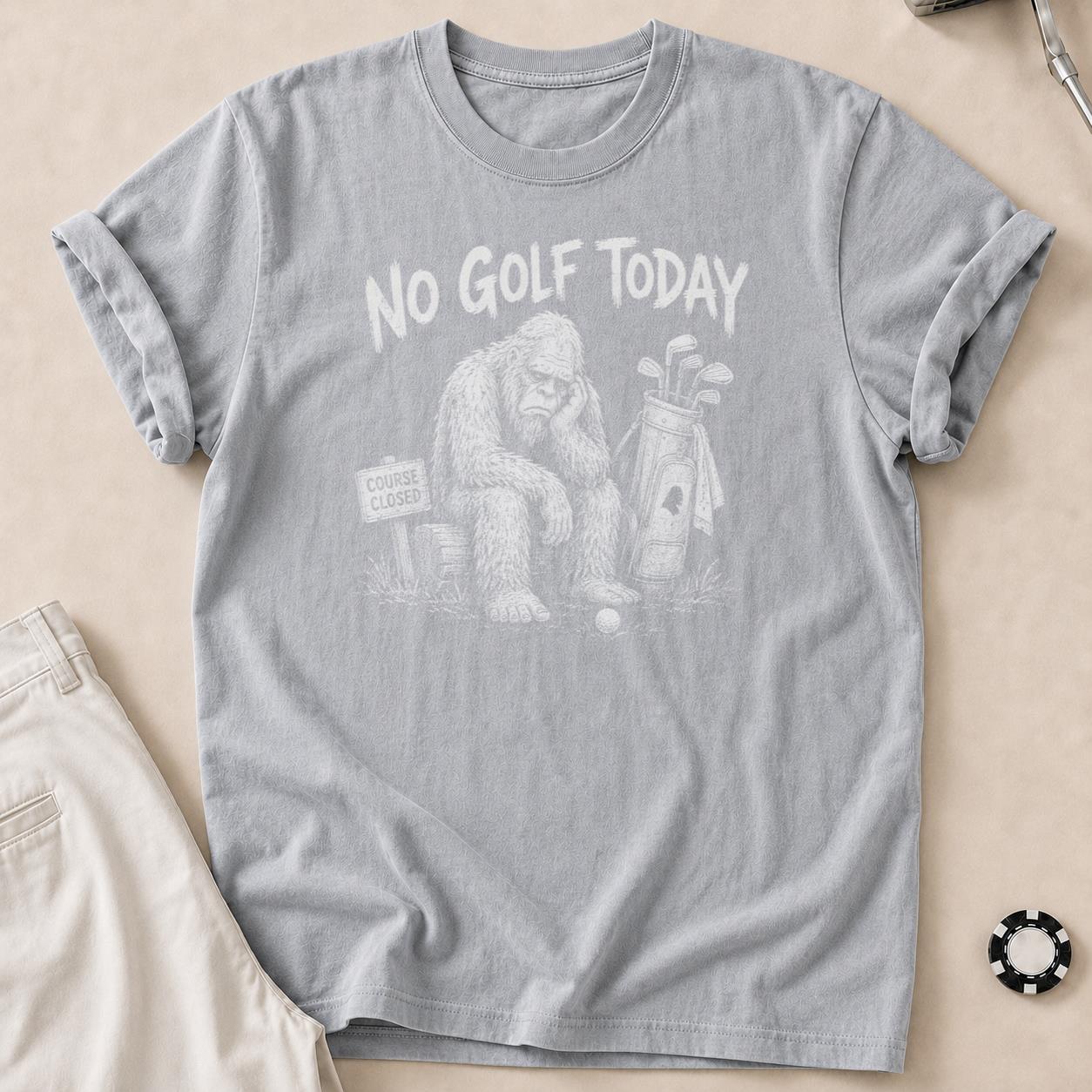 Course Closed, Bigfoot Bummed Golf Tee