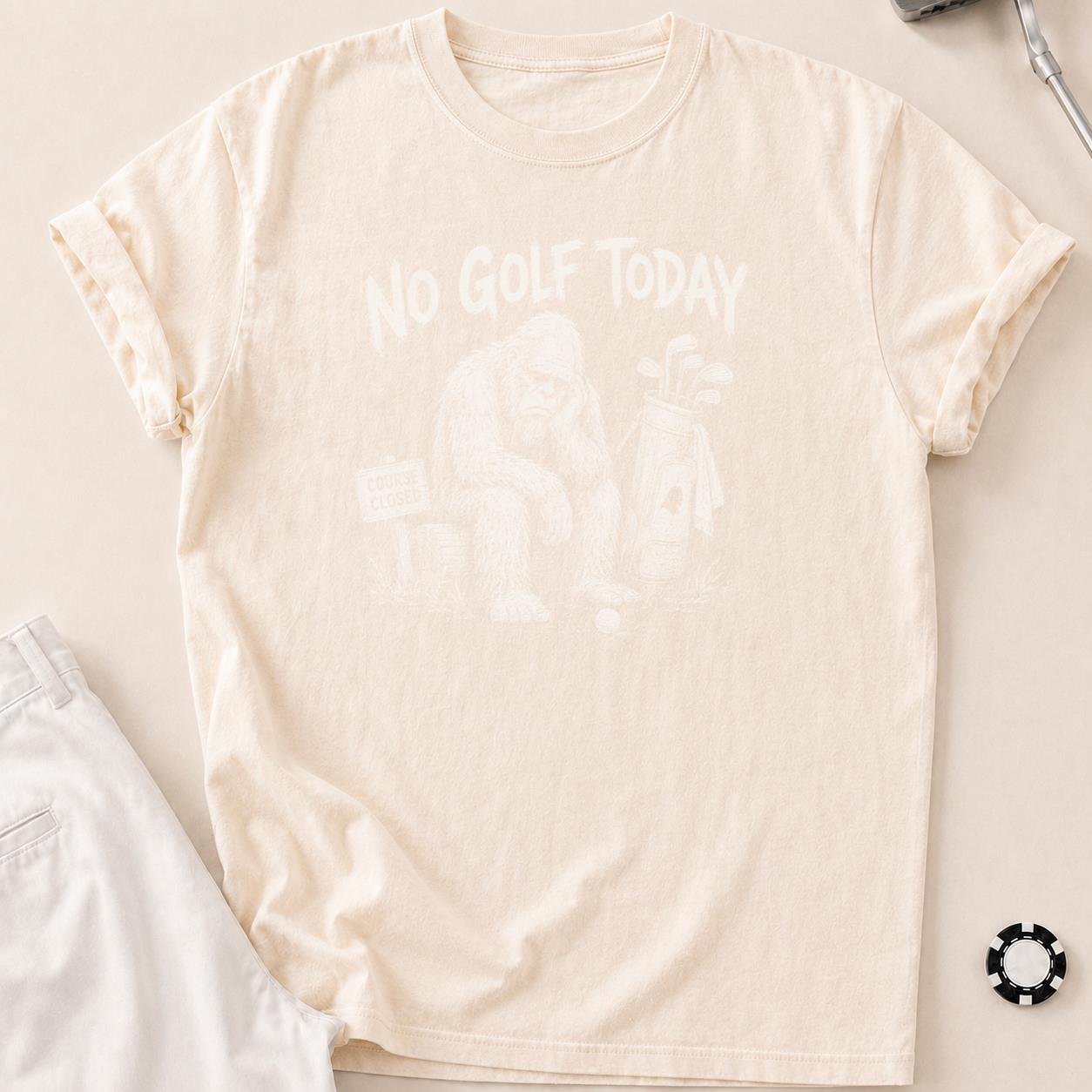 Course Closed, Bigfoot Bummed Golf Tee