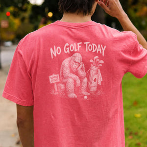 Course Closed, Bigfoot Bummed Golf Tee