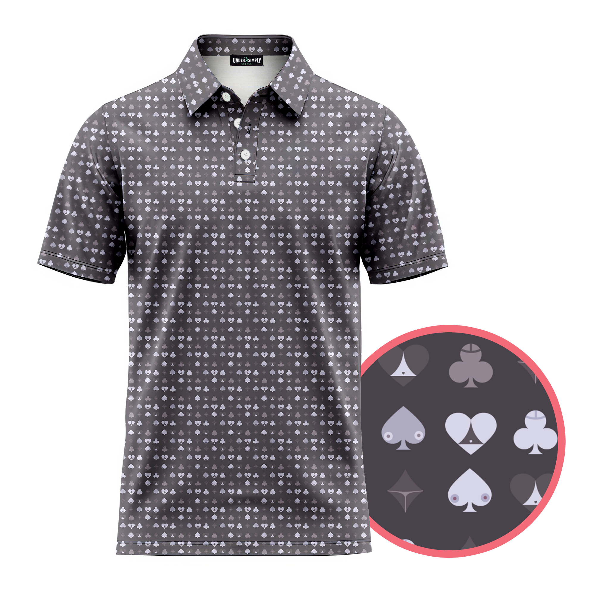 Destination Laughs Performance Polo