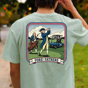 Fore Fathers Funny Golf Tee