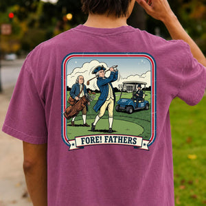 Fore Fathers Funny Golf Tee