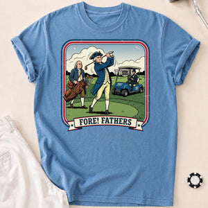 Fore Fathers Funny Golf Tee