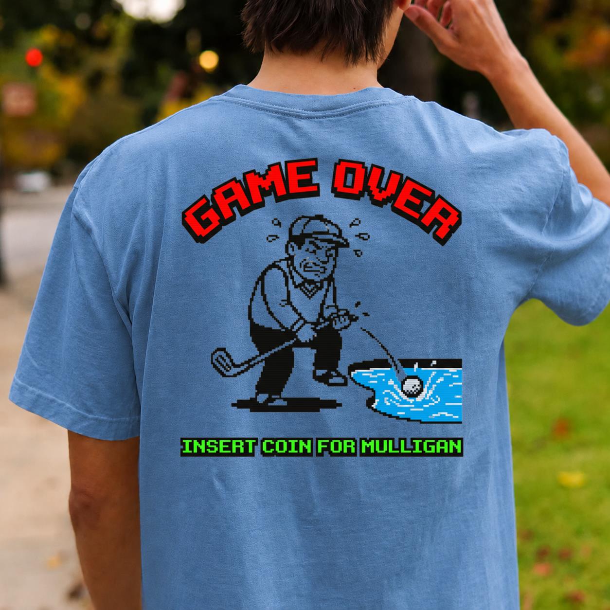 Game Over Insert Coin For Mulligan Retro
