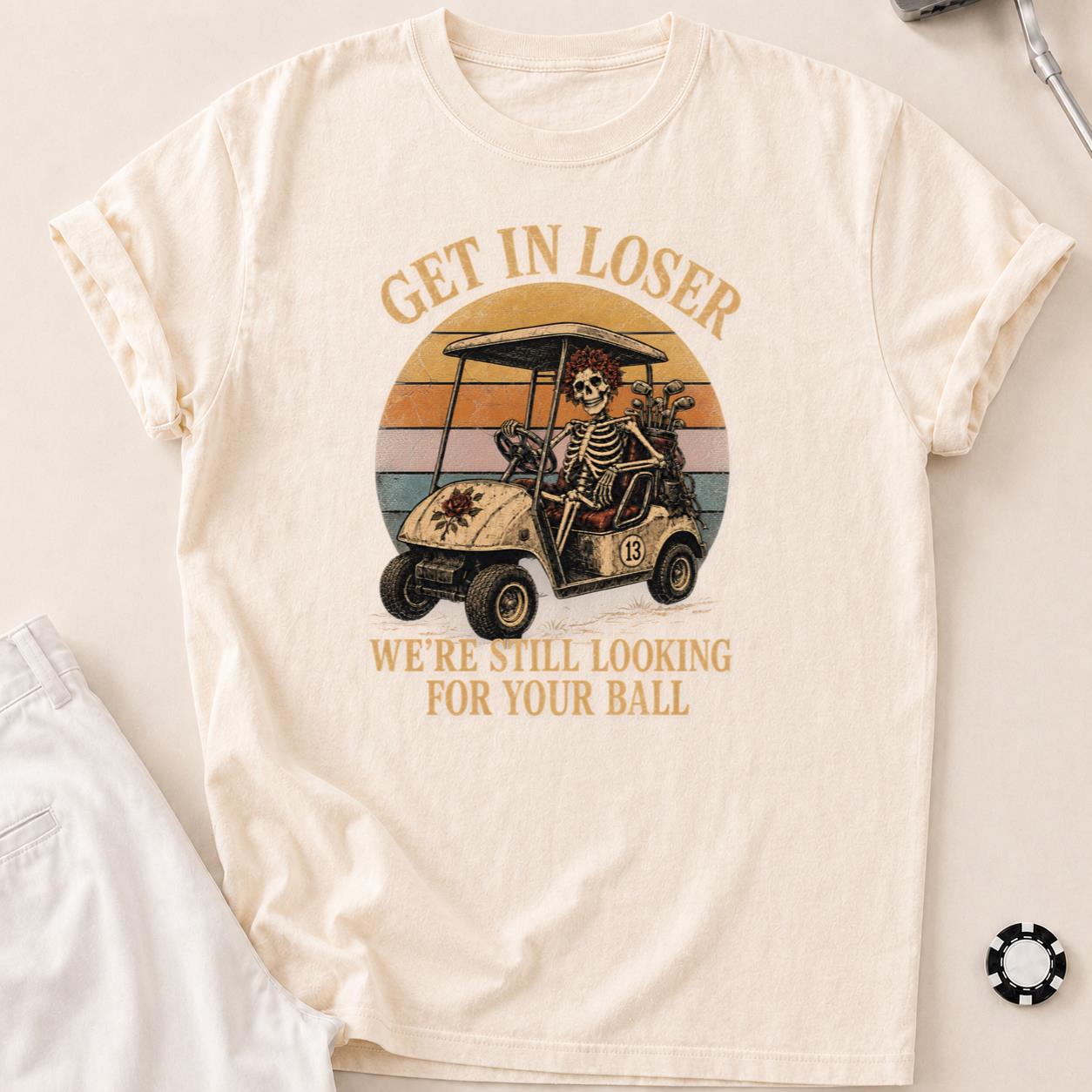 Get In, Loser—We’re Ball Hunting Golf Tee