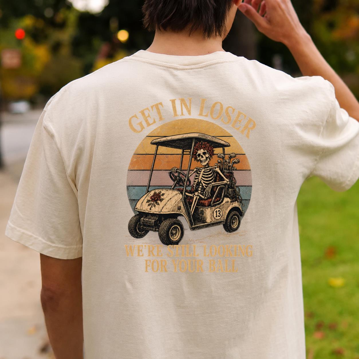 Get In, Loser—We’re Ball Hunting Golf Tee