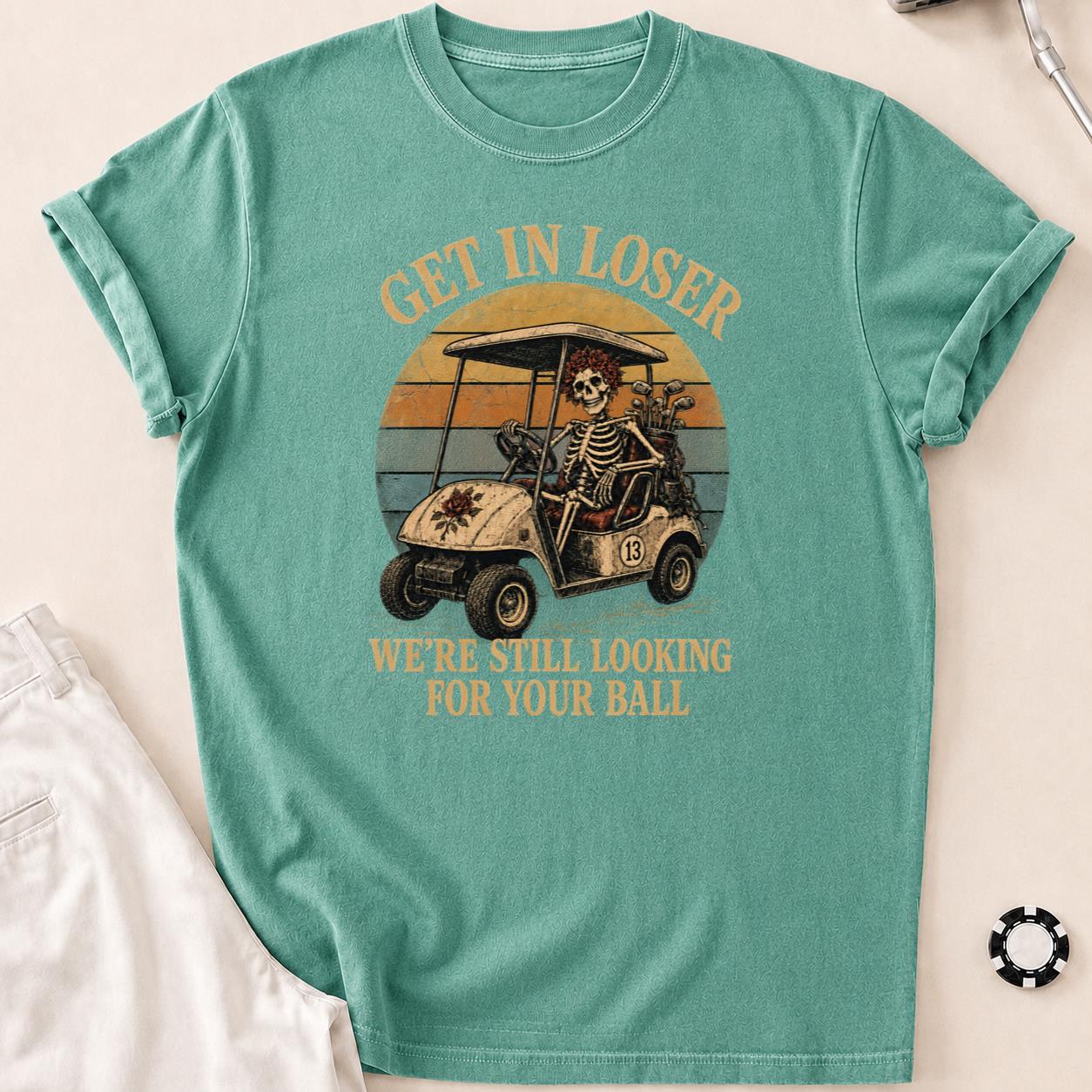 Get In, Loser—We’re Ball Hunting Golf Tee