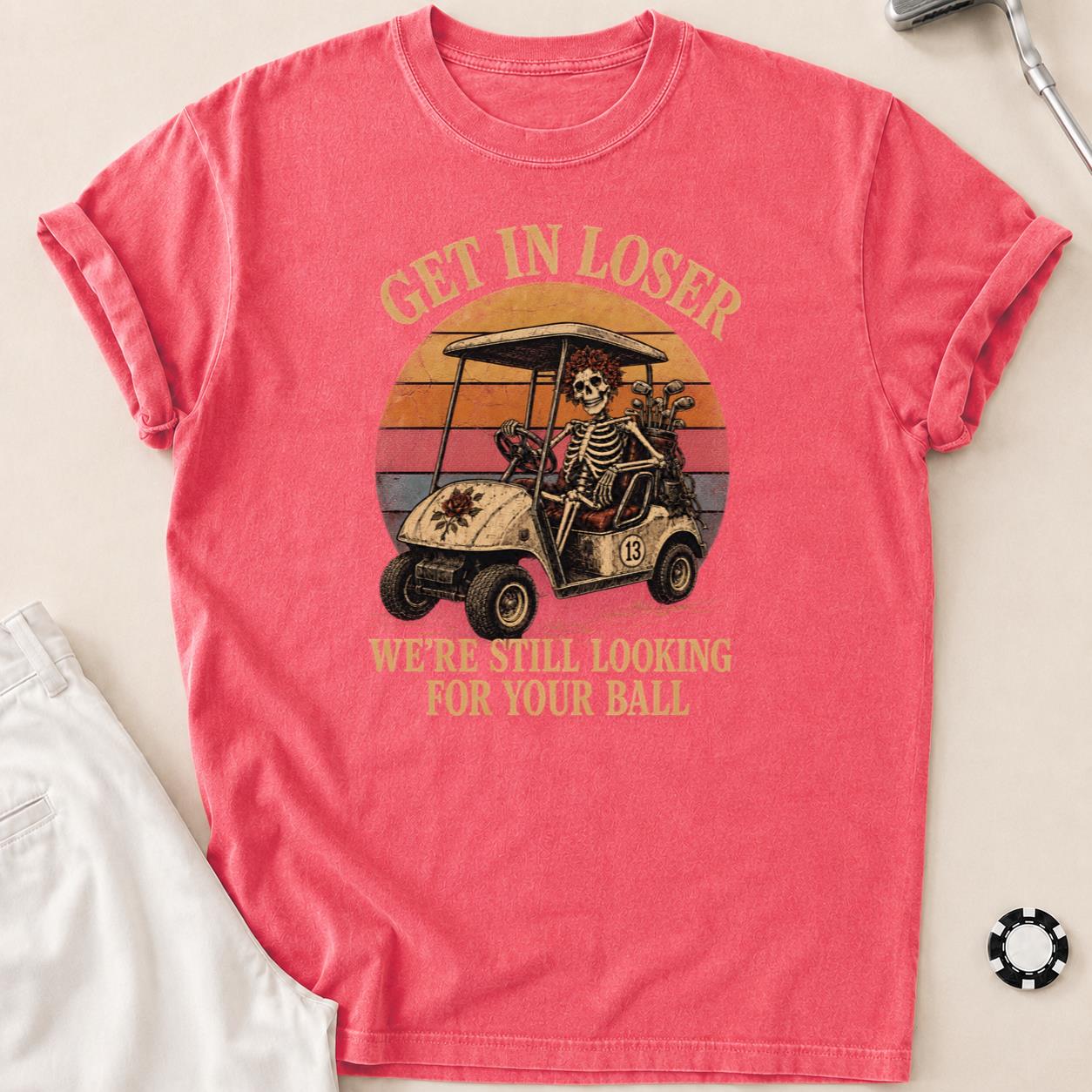 Get In, Loser—We’re Ball Hunting Golf Tee
