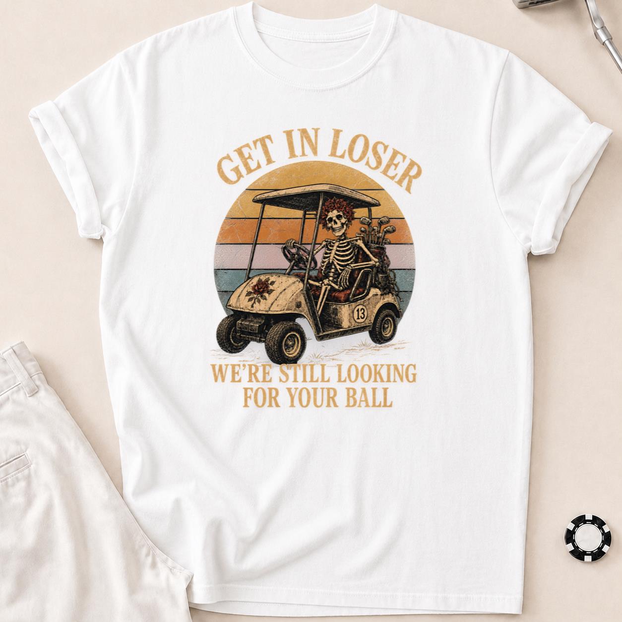 Get In, Loser—We’re Ball Hunting Golf Tee