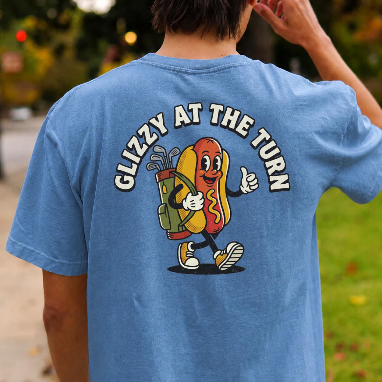Glizzy At The Turn Golf Tee