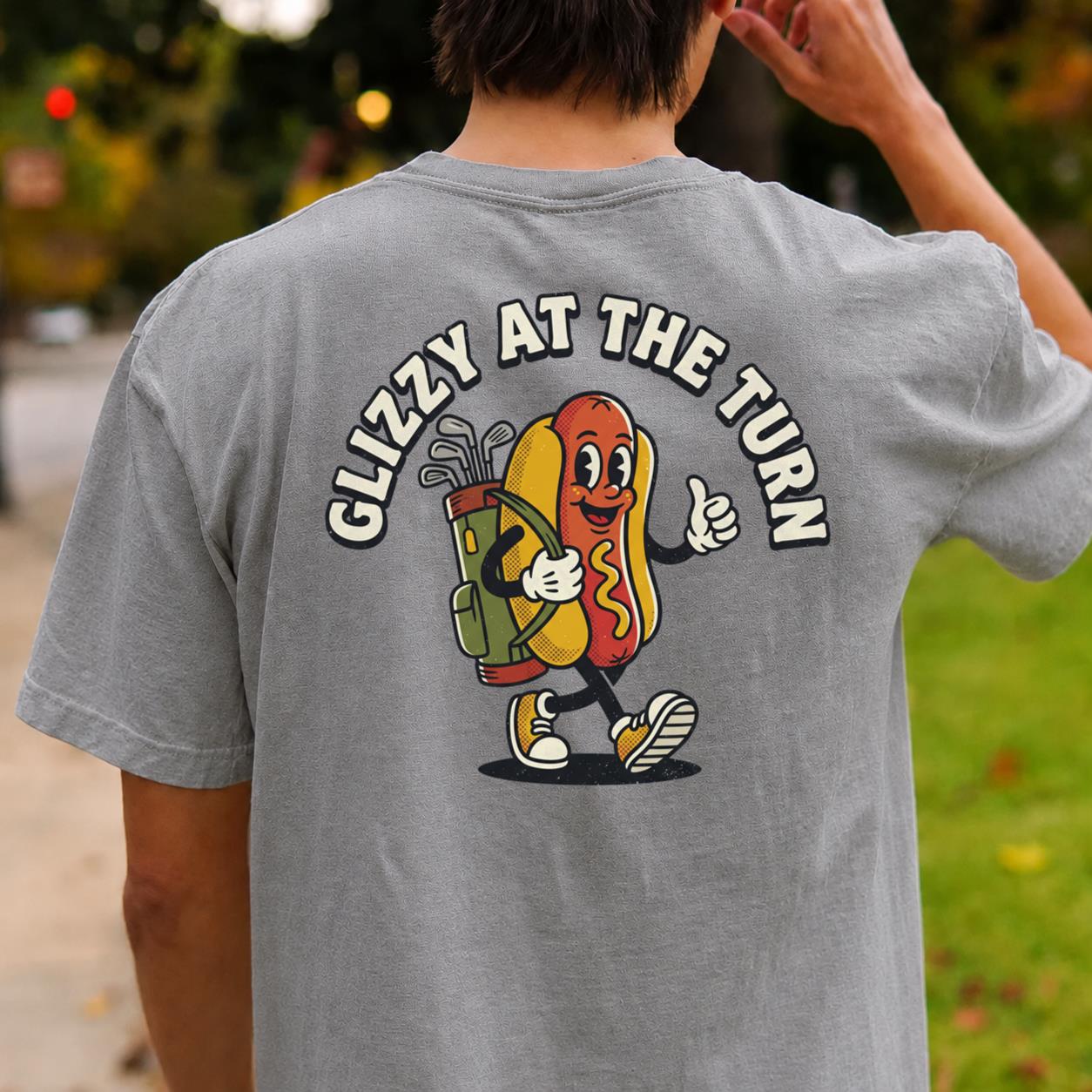 Glizzy At The Turn Golf Tee