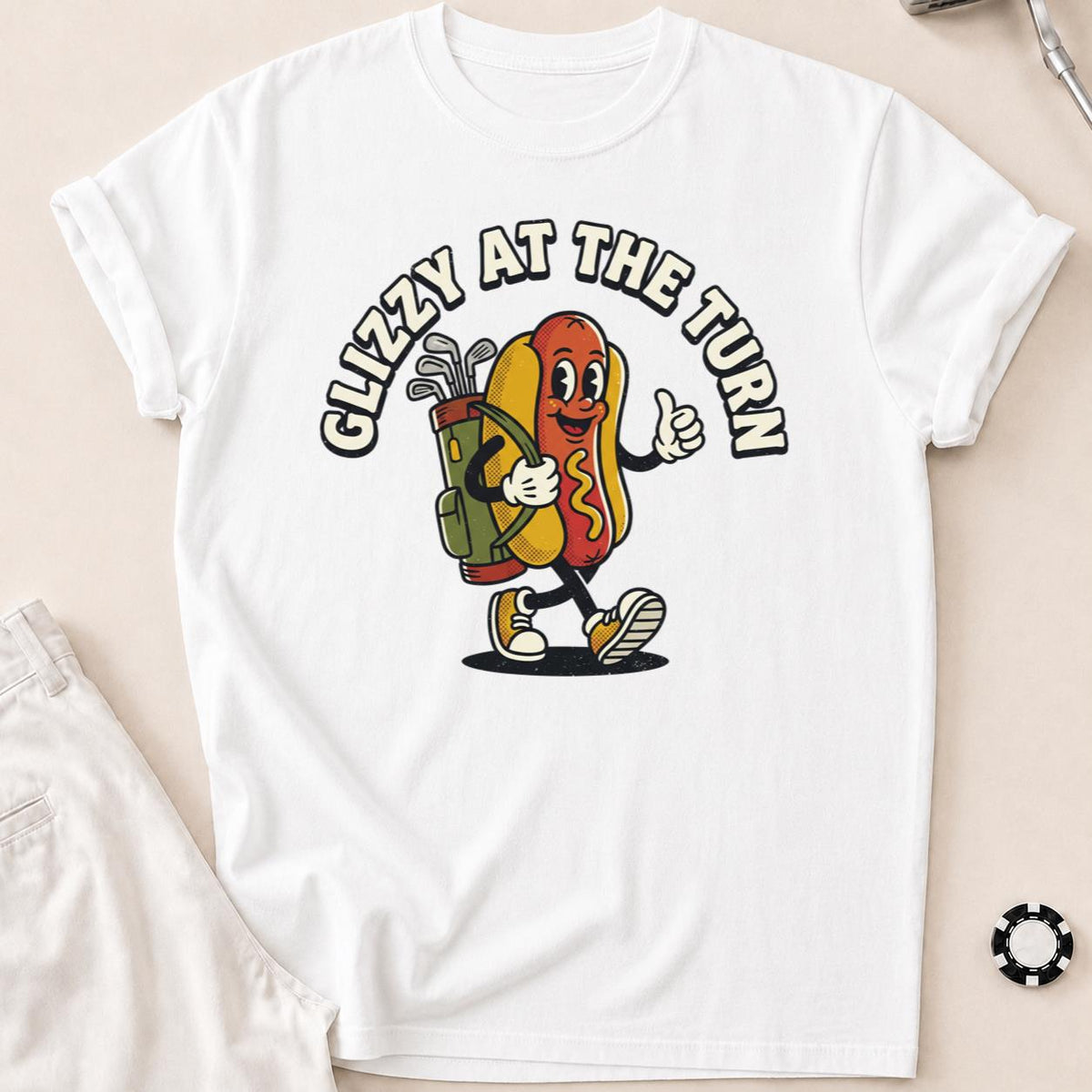 Glizzy At The Turn Golf Tee