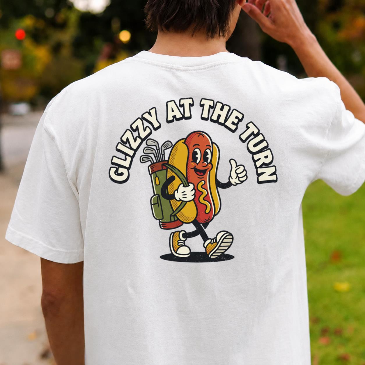 Glizzy At The Turn Golf Tee