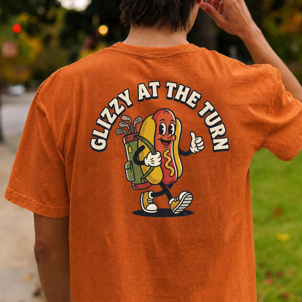 Glizzy At The Turn Golf Tee