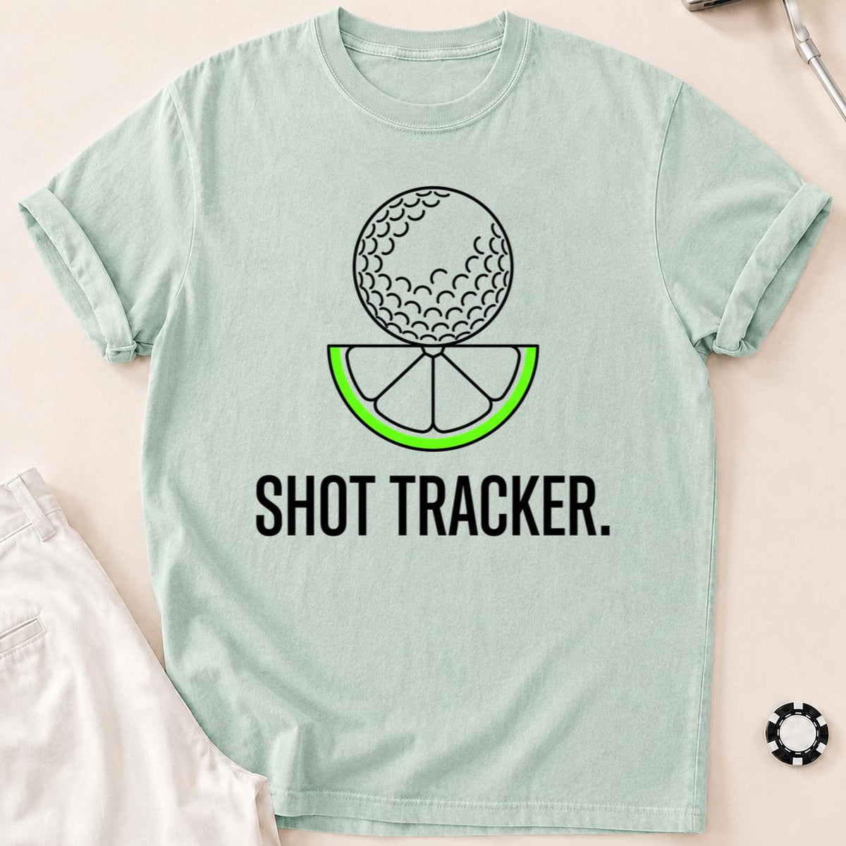 Golf Shot Tracker Lime