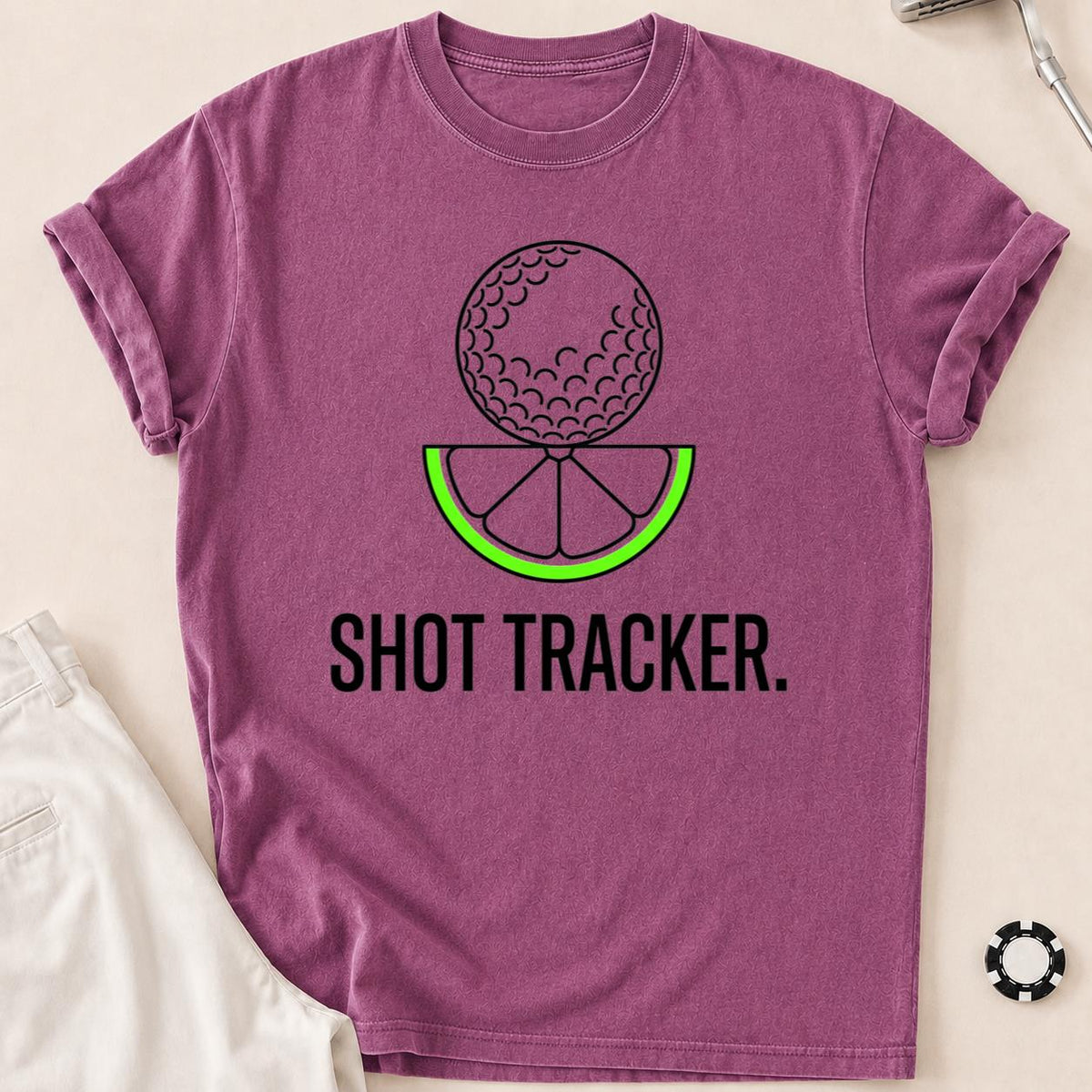 Golf Shot Tracker Lime