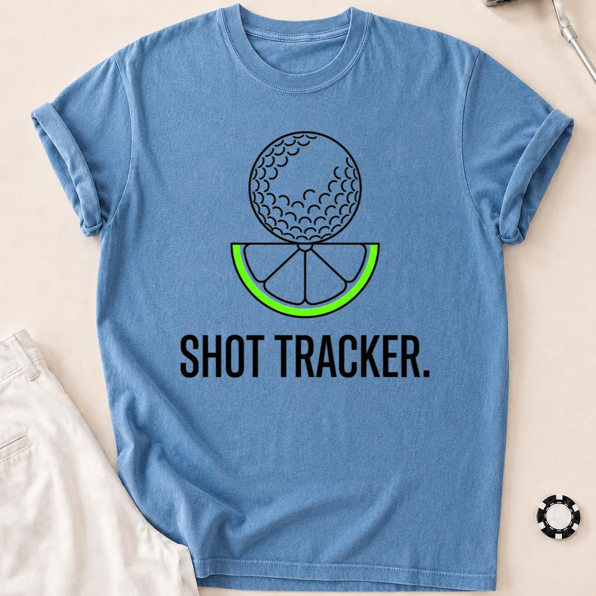 Golf Shot Tracker Lime