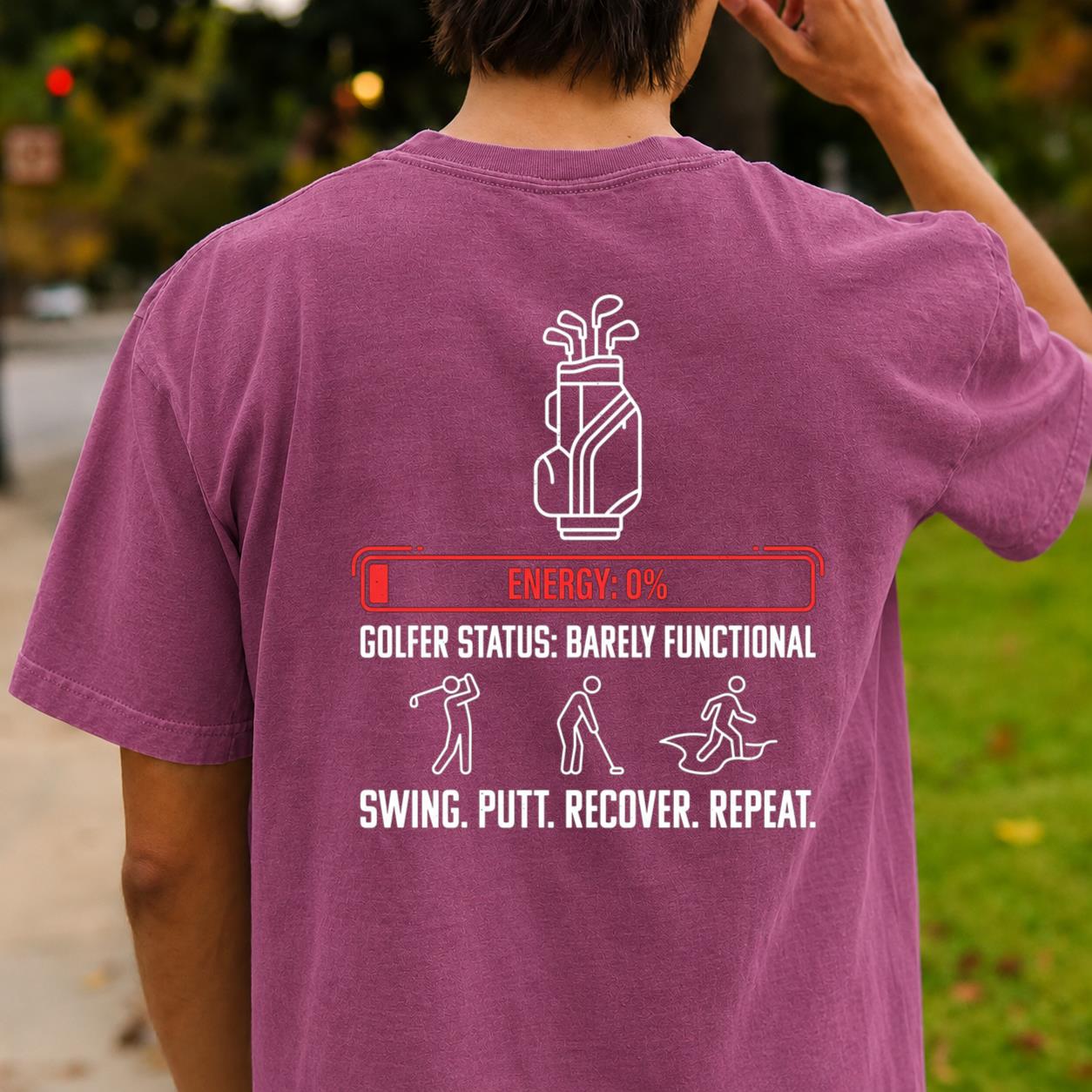 Golfer Status Barely Functional