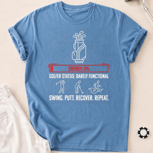 Golfer Status Barely Functional