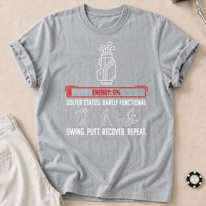 Golfer Status Barely Functional