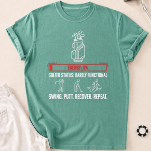 Golfer Status Barely Functional
