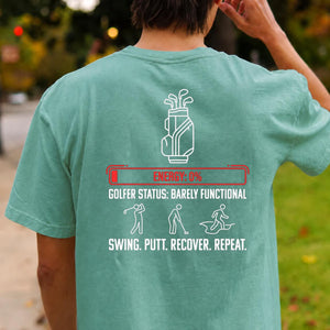 Golfer Status Barely Functional