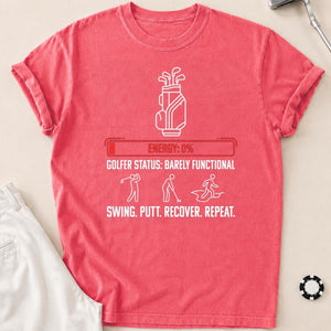 Golfer Status Barely Functional