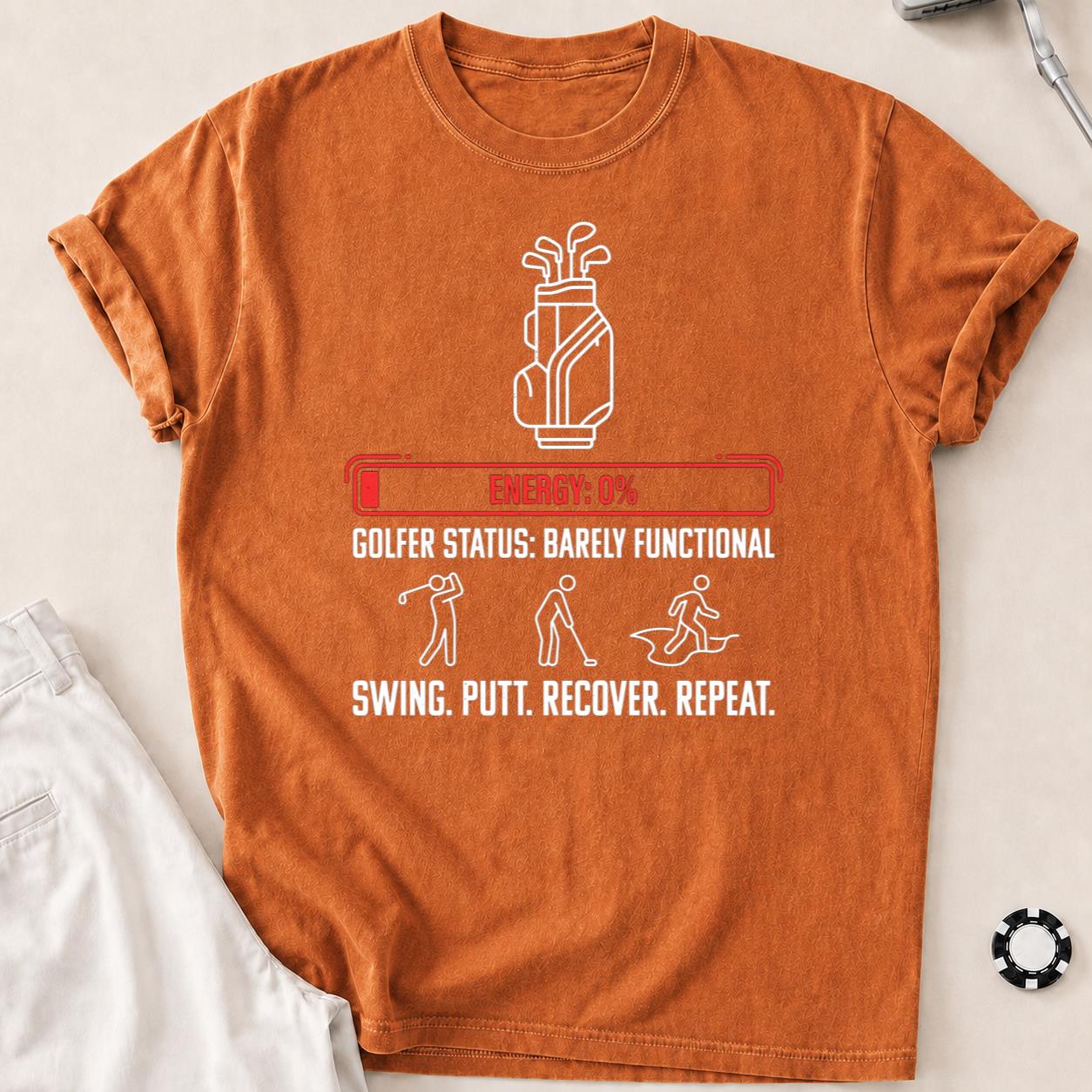 Golfer Status Barely Functional