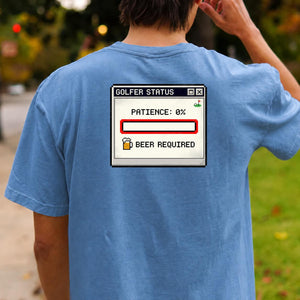 Golfer Status Beer Required Cream