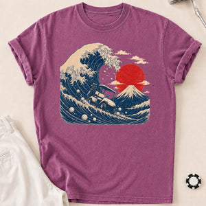 Great Wave Off Kanagawa Golf Cart Tee