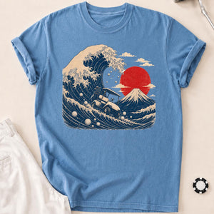 Great Wave Off Kanagawa Golf Cart Tee