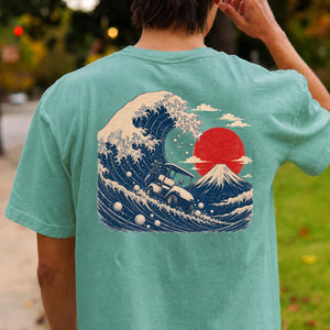 Great Wave Off Kanagawa Golf Cart Tee
