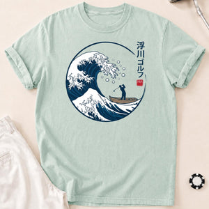Great Wave Off Kanagawa Golf Par Golf Tee