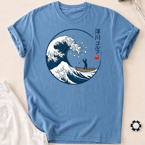 Great Wave Off Kanagawa Golf Par Golf Tee