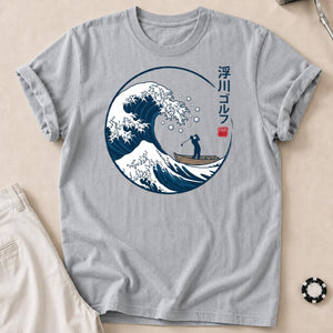 Great Wave Off Kanagawa Golf Par Golf Tee