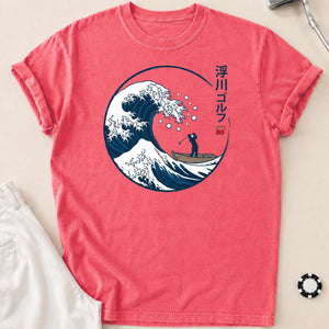 Great Wave Off Kanagawa Golf Par Golf Tee