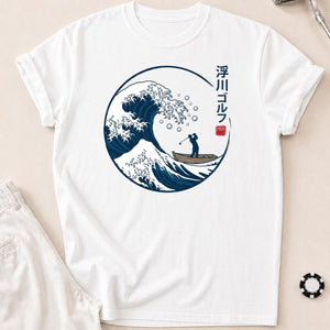 Great Wave Off Kanagawa Golf Par Golf Tee