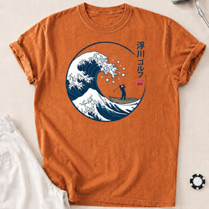 Great Wave Off Kanagawa Golf Par Golf Tee