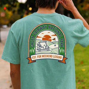 Green Fairway National Park Golf Tee