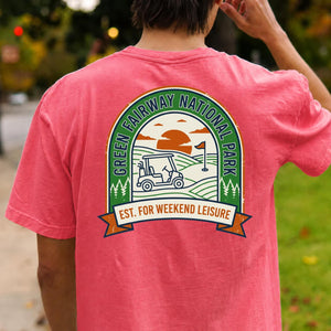 Green Fairway National Park Golf Tee