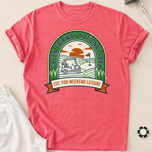 Green Fairway National Park Golf Tee