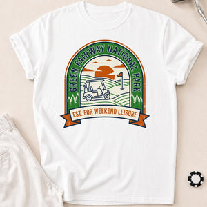 Green Fairway National Park Golf Tee
