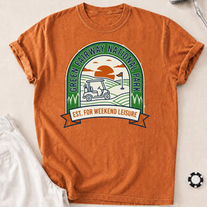 Green Fairway National Park Golf Tee