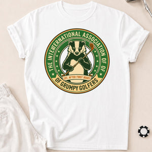 Grumpy Golfers Badger Badge