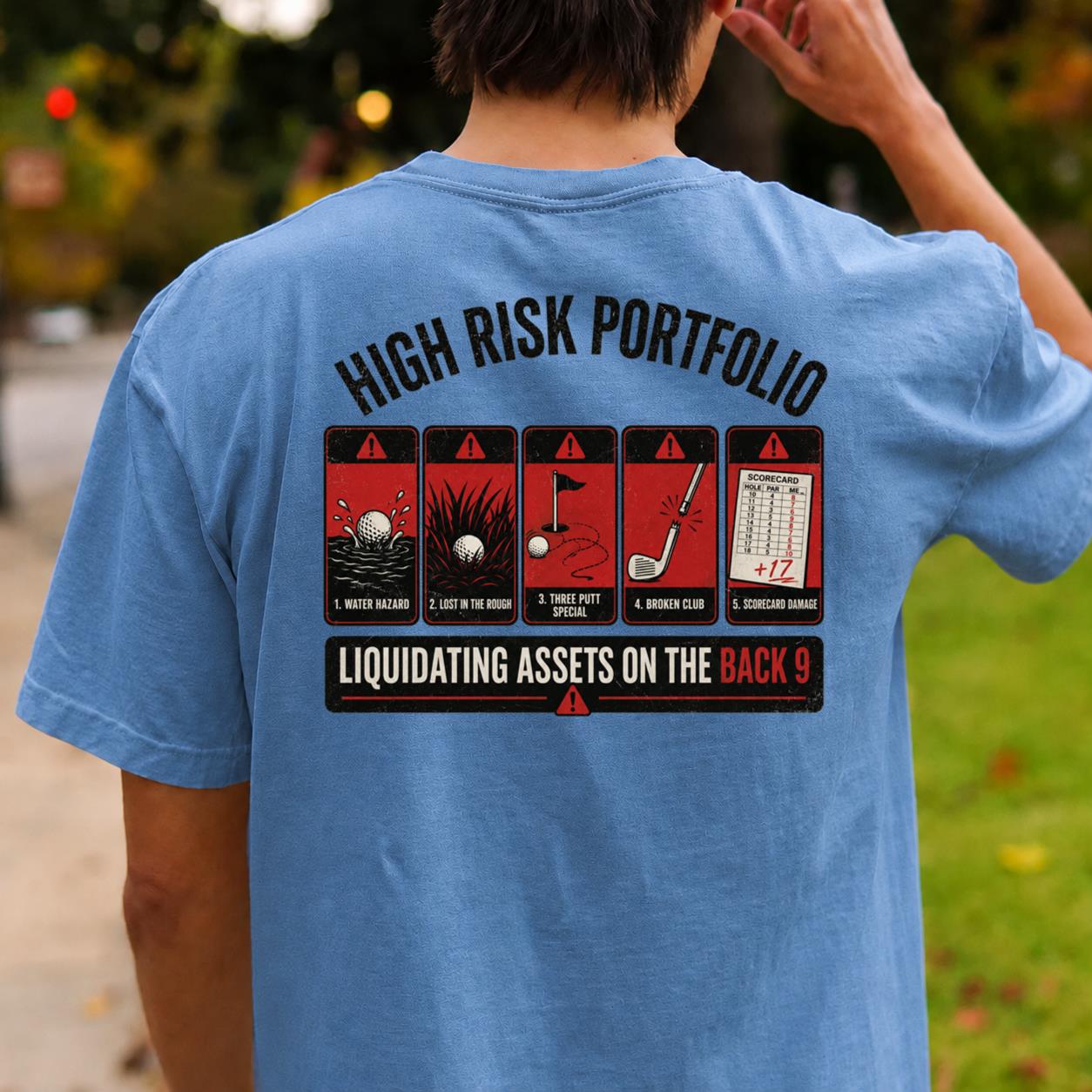 High Risk Portfolio Golf Tee
