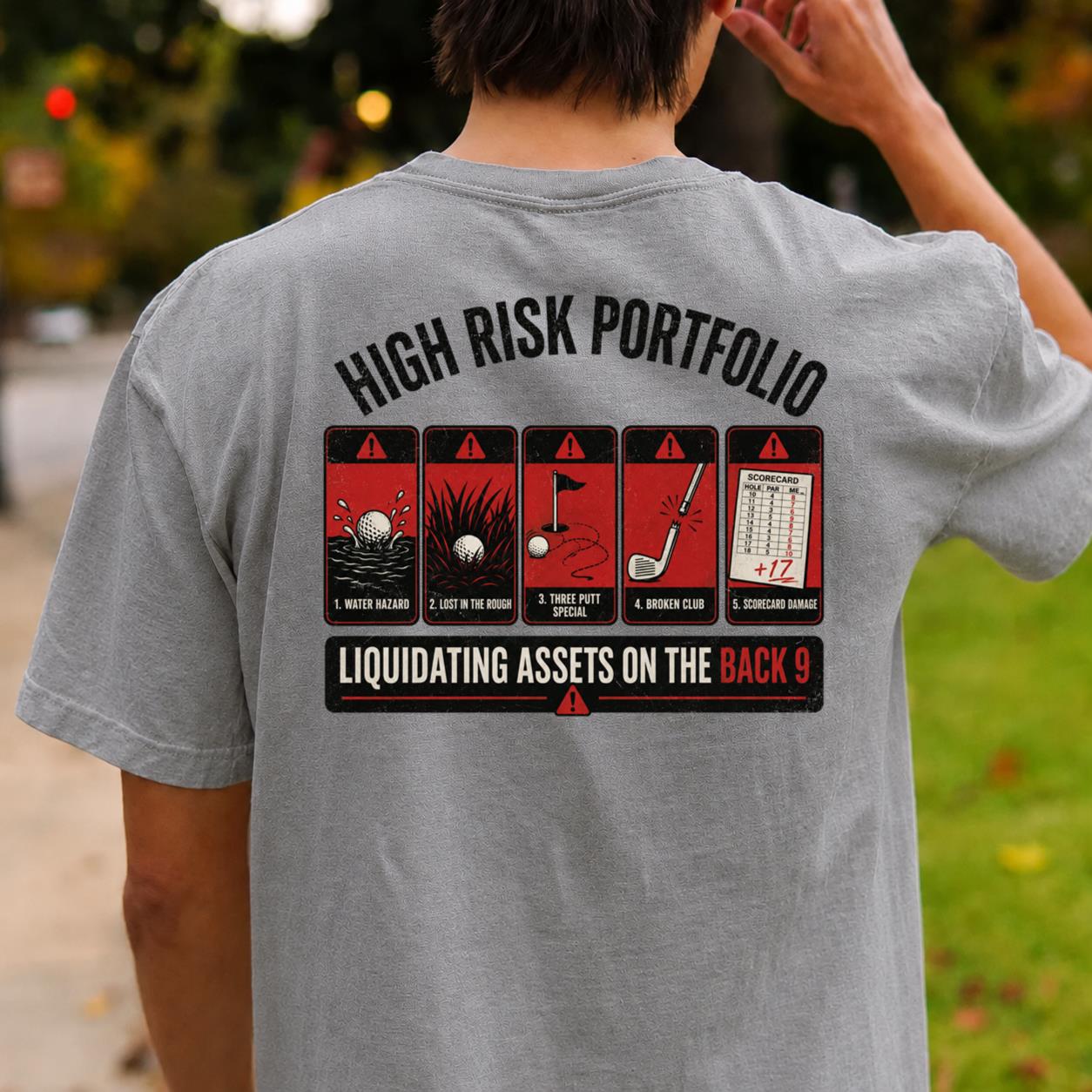 High Risk Portfolio Golf Tee