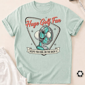 Huge Golf Fan Keeps You Cool On The Back 9
